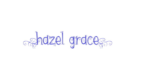 {hazel grace} Font Download